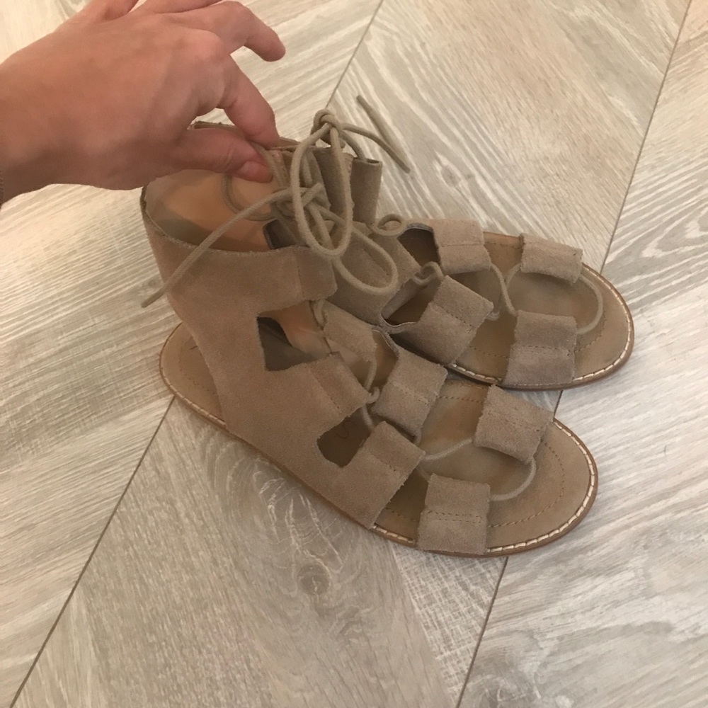 Sole Society Leather 5.5 Sandals Gladiator